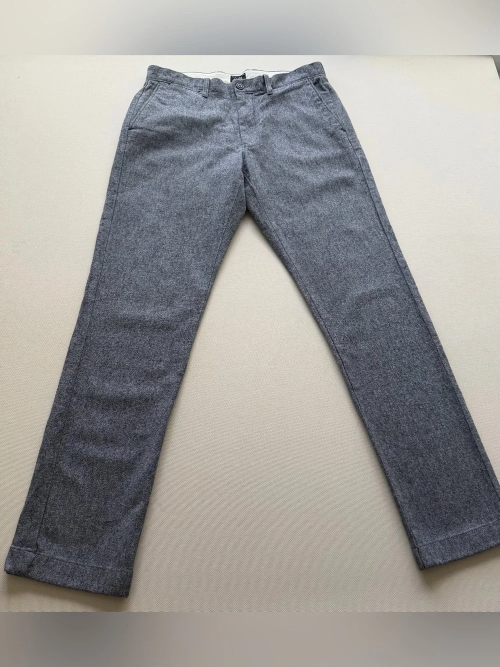 J. Crew Gray Men's Cotton Chinos Straight Leg W30
